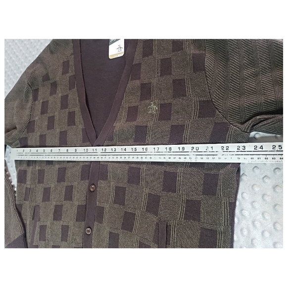 NWT Original Penguin Cardigan Sweater - Picture 8 of 12